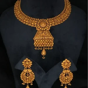 22K Gold Necklace Set – Luxurious Elegance with Timeless Design